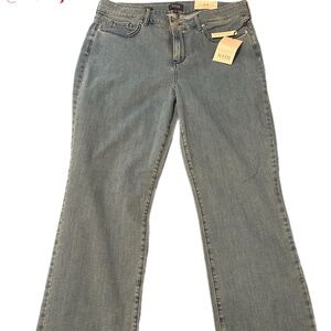 NYDJ NWT Marilyn Straight Light Wash Jeans Size 14
